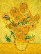 Vincent Van Gogh Sunflowers  ww USA oil painting artist